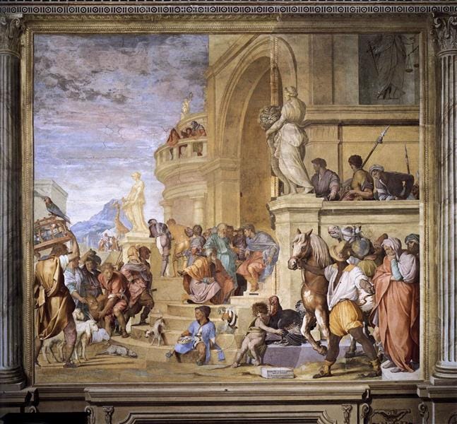 Triumph of Caesar, c.1520 - Andrea del Sarto