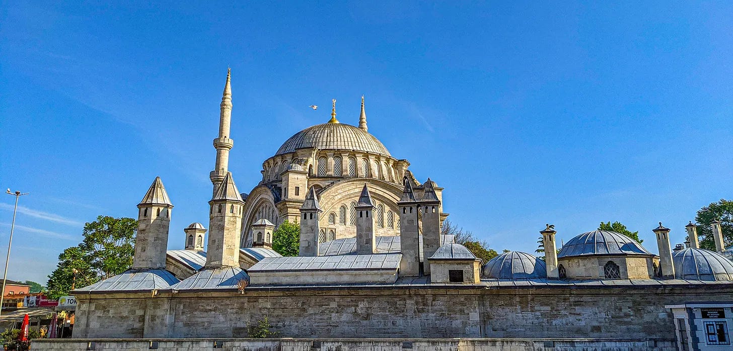 One of Istanbul’s many mosques.