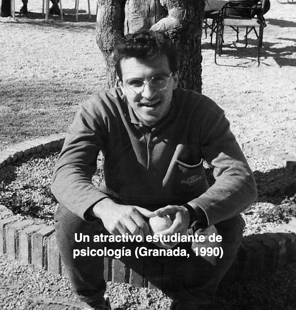 Estudiando Psicología en Granada (1990)