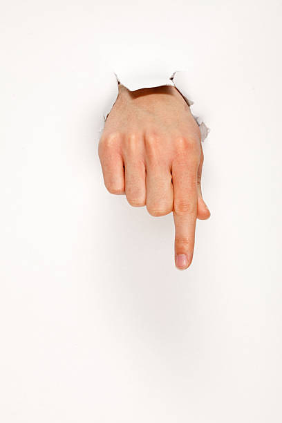 Best Finger Pointing Down Stock Photos, Pictures & Royalty-Free Images ...