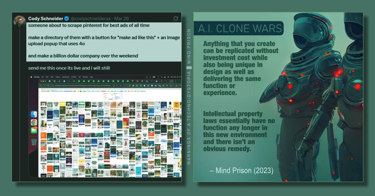 Cody Schneider scraping the web and AI Clone Wars
