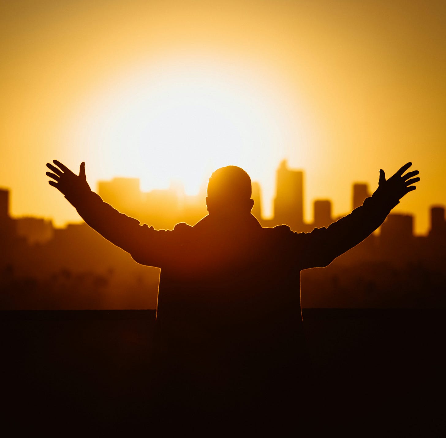 silhouette of man silhouette of man