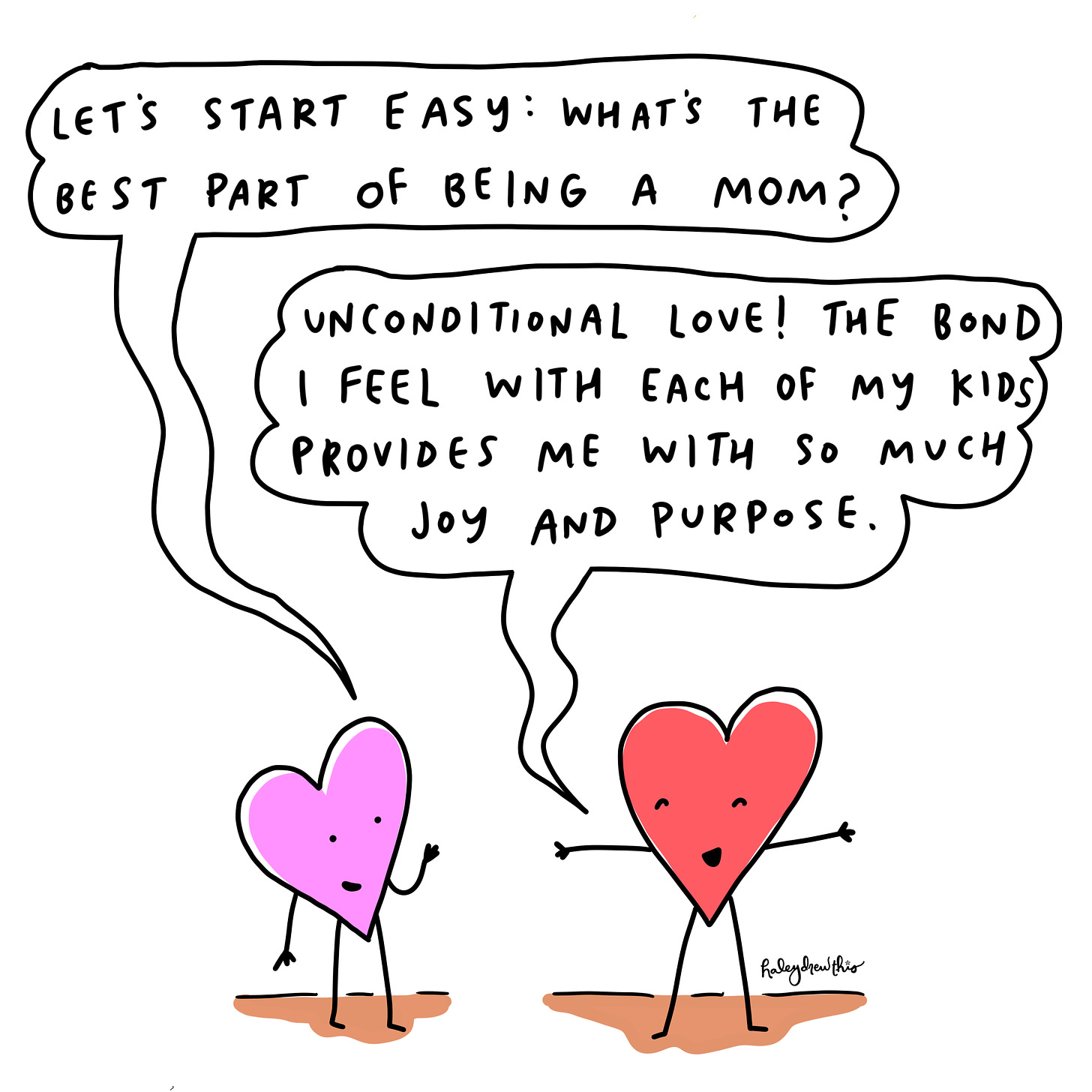 Maybe that’s why I decided to make today’s newsletter an illustrated Q+A with her — to ensure her thoughts and advice are there for me whenever I need it. 
