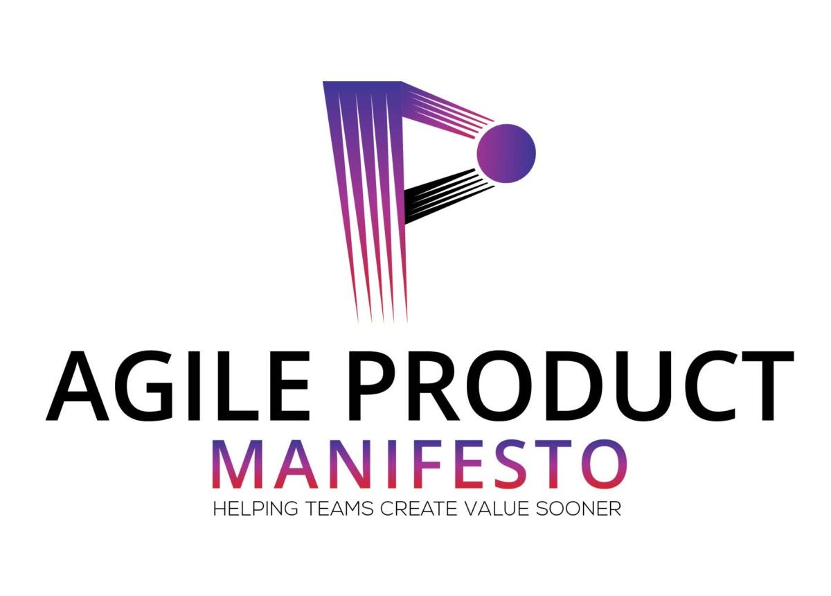 Agile Product Manifesto. Helping teams create value sooner.