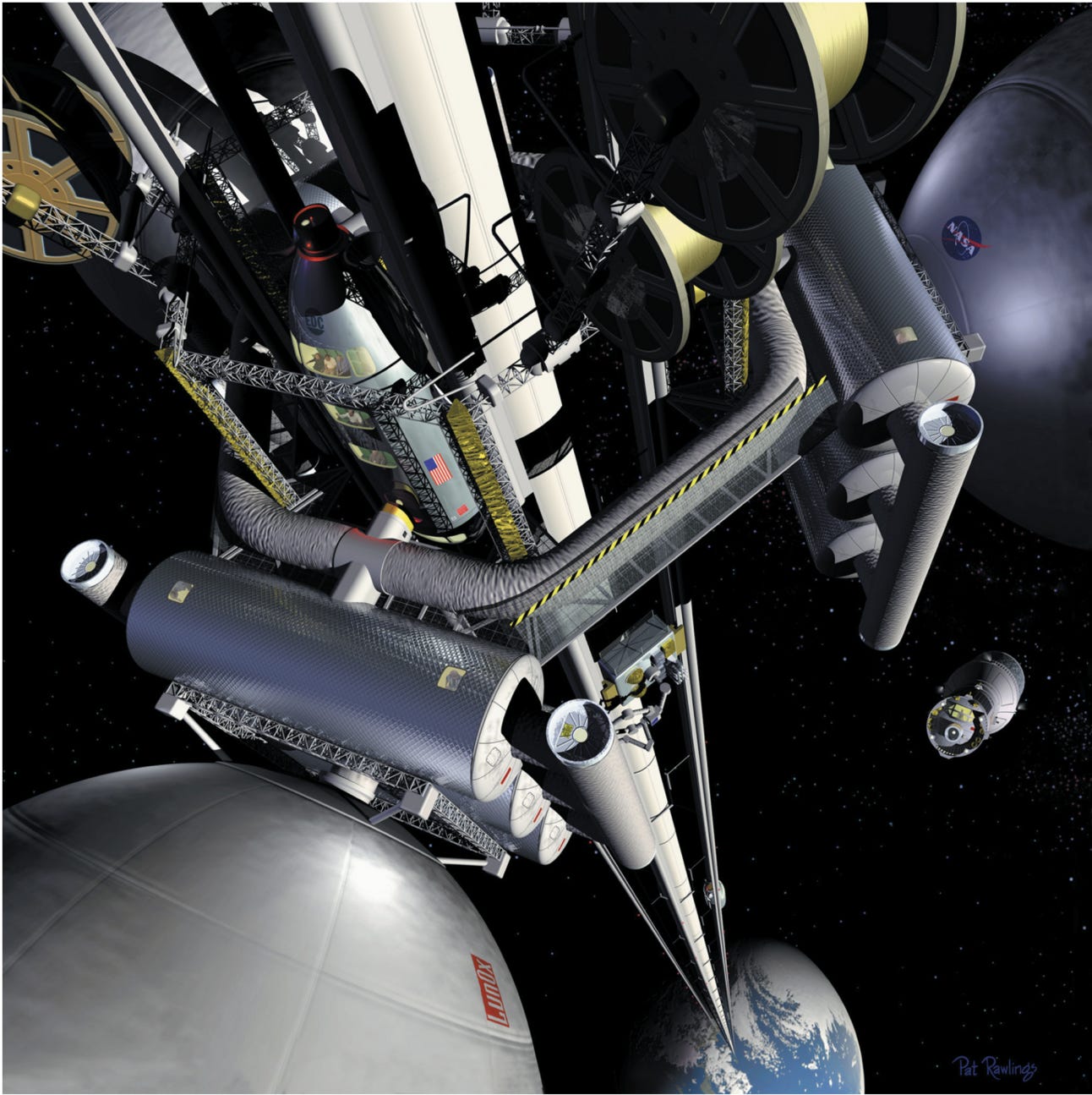 Image of a Space Elevator (NASA)