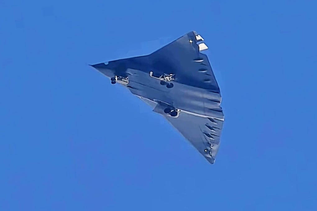 The plane was spotted in the skies above Sichuan last week. Photo:  X/ 醉美武功