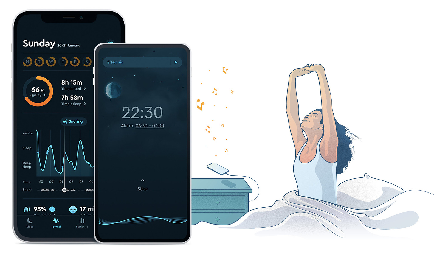 How the Sleep Cycle app works
