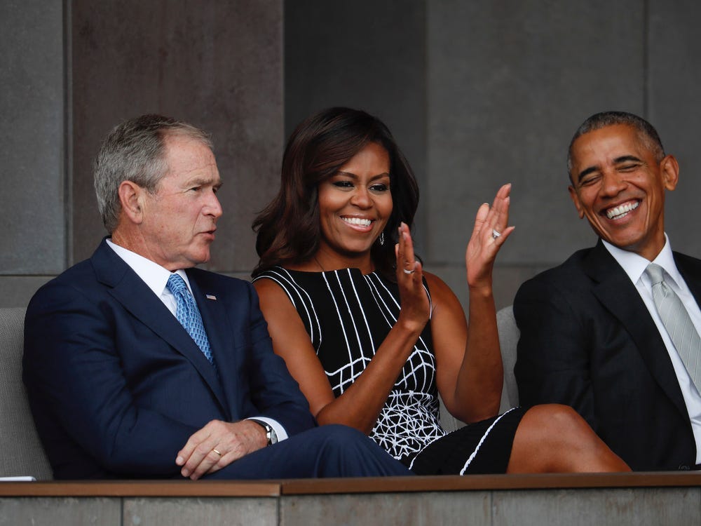 Michelle Obama and George W. Bush's Enduring Friendship in Photos