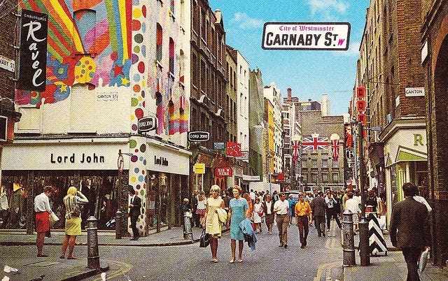 Carnaby Street London 1960s | 1960s london, Street scenes, Carnaby street Carnaby Street London 1960s | 1960s london, Street scenes, Carnaby street