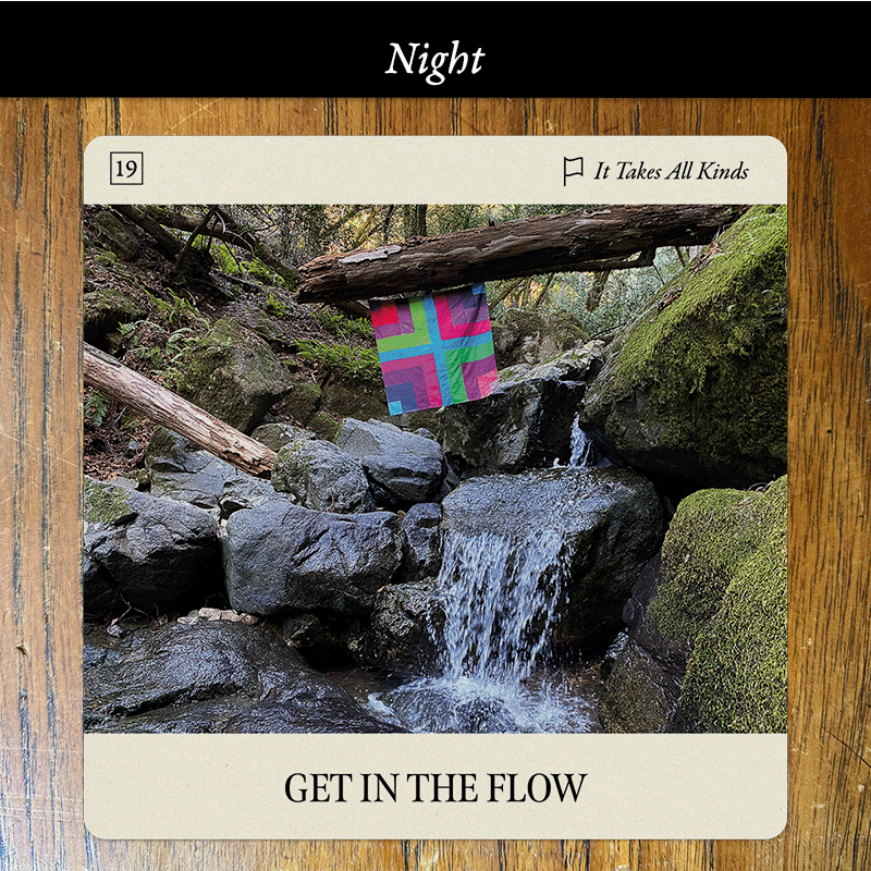 Flag Oracle Card Get in the Flow