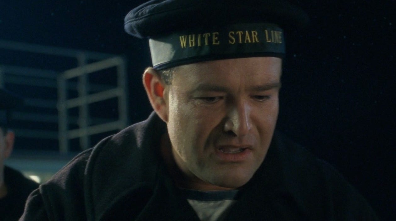 Quartermaster Rowe (from 1997 Film) | Titanic ITV 2012 Miniseries Wikia |  Fandom