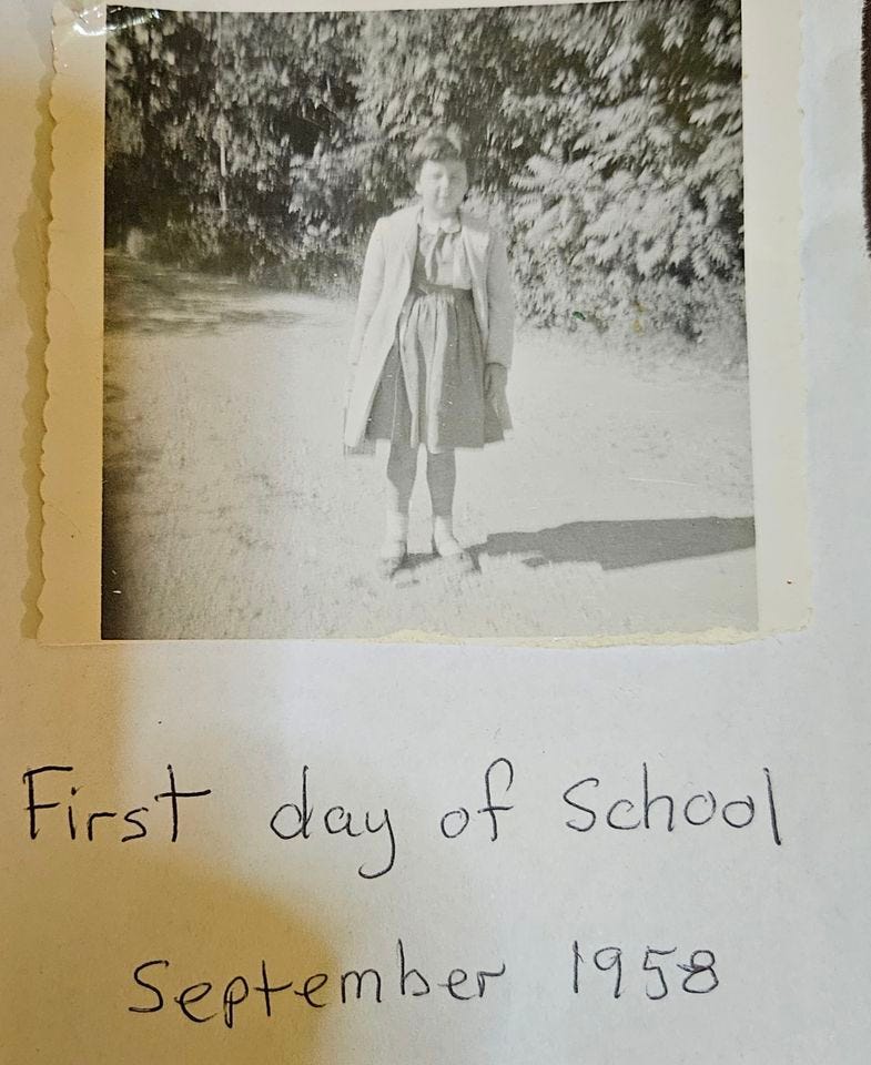 First day of school 1958