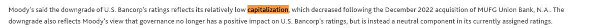 Opinion sur l'US Bancorp