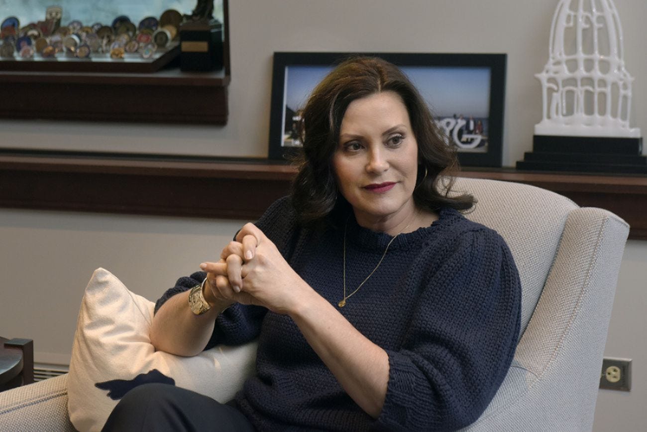 Gretchen Whitmer knocks down VP talk: 'I'm not leaving Michigan' | Bridge  Michigan