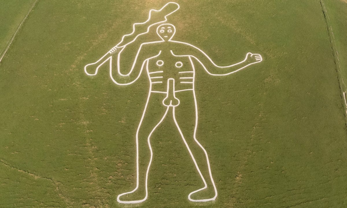 Cerne Abbas Giant—Dorset's enormous chalk figure—was Saxon, new study finds