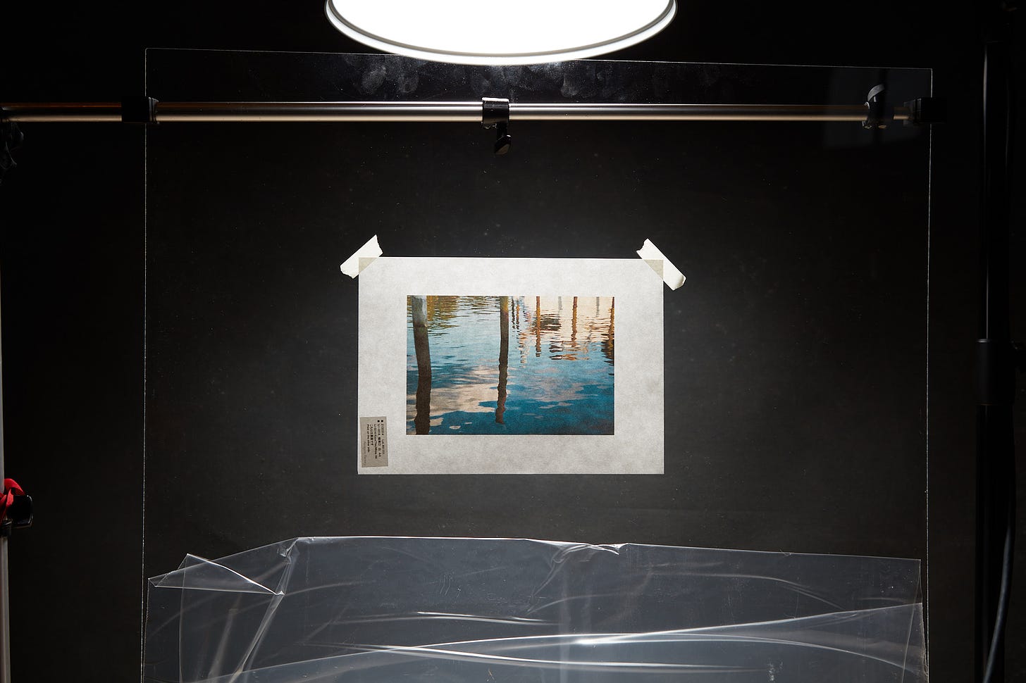 Behind the scenes of a backlit print