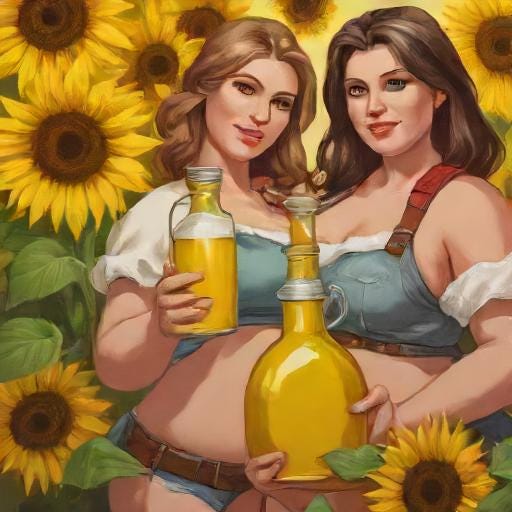 I admit that the AI's idea of "fat Dothraki maidens" does not really convey the full horror of the problem. Certainly, sweet ladies, I would love to share a glass of sunflower oil with you. We can discuss epistemology.