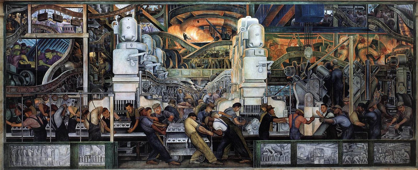 Detroit - Diego Rivera's Detroit Industry - A Communist's Homage to  Capitalism - Stories - Vassar College