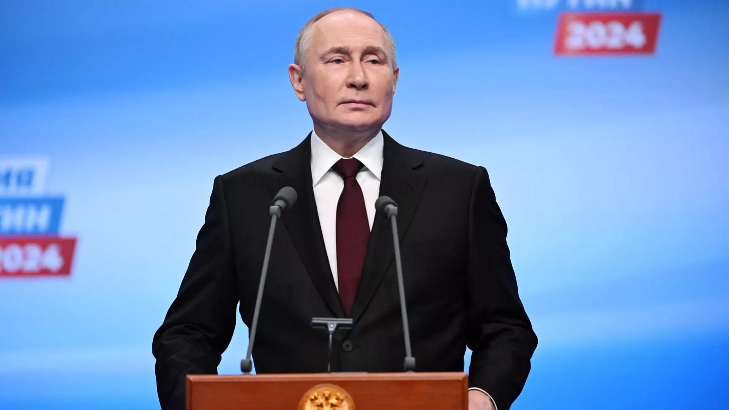 Orosz elnökjelölt, Vlagyimir Putyin jelenlegi orosz elnök – RIA Novosti, 1920, 2024.03.18.