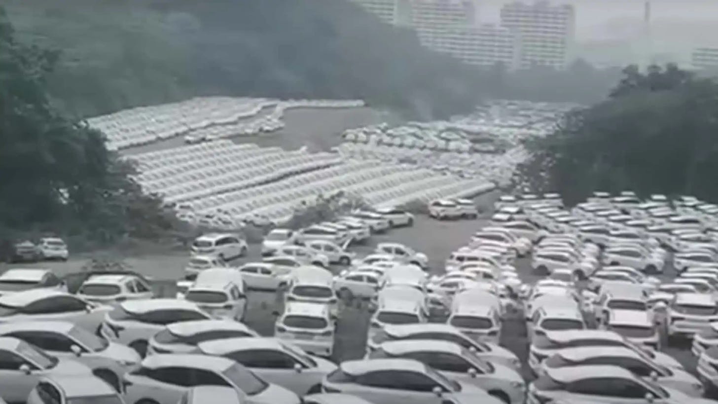 See China's Abandoned EV Graveyard: Thousands Of Cars Rot In Huge Fields