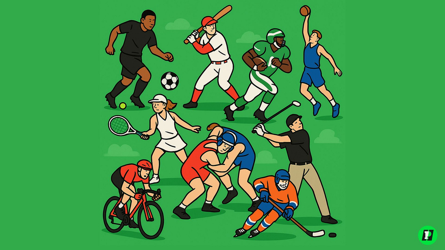 emerging sports leagues image of players