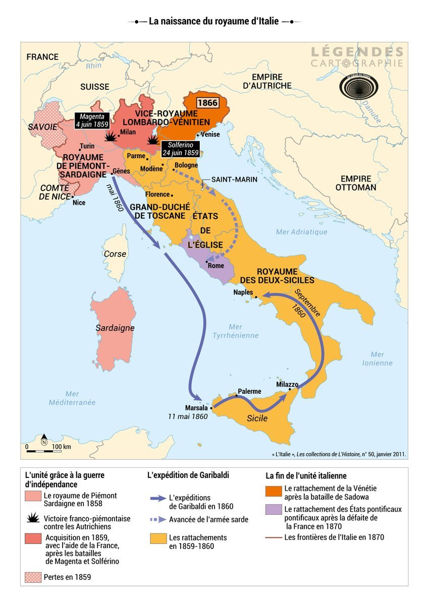 Unification of Italy, 1858-1870.
by @LegendesCarto
