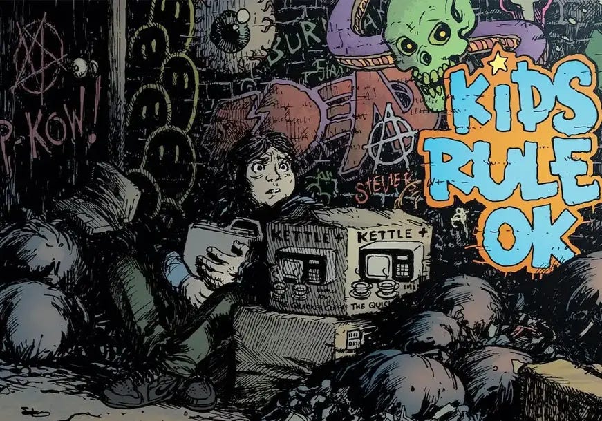 All leading to this: Brian K. Vaughan and Chris Burnham talk 'Kids Rule OK'