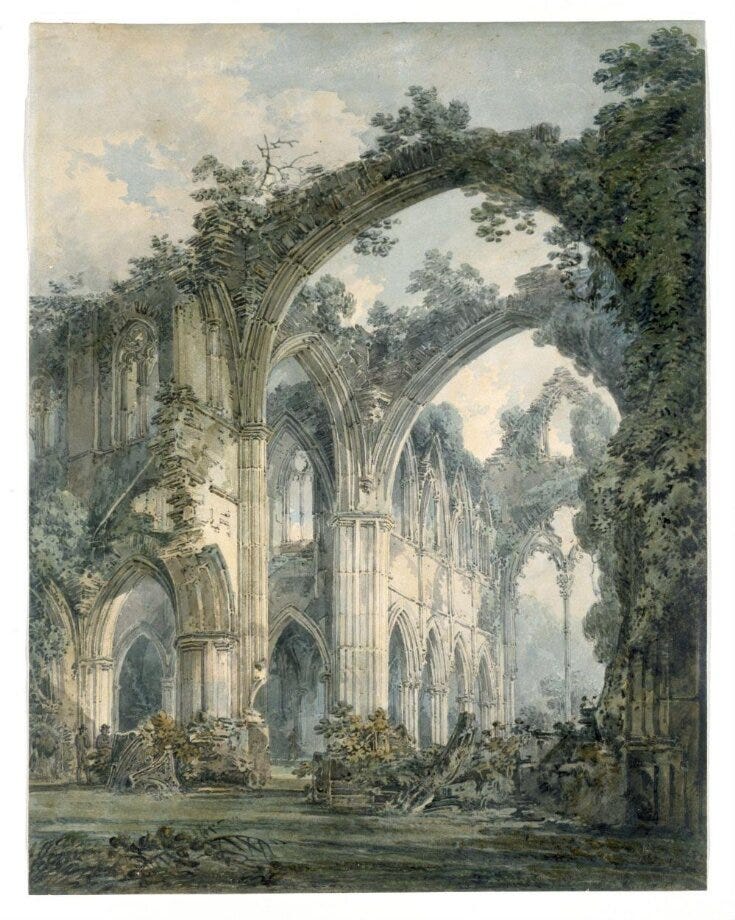 Interior of Tintern Abbey, Monmouthshire top image