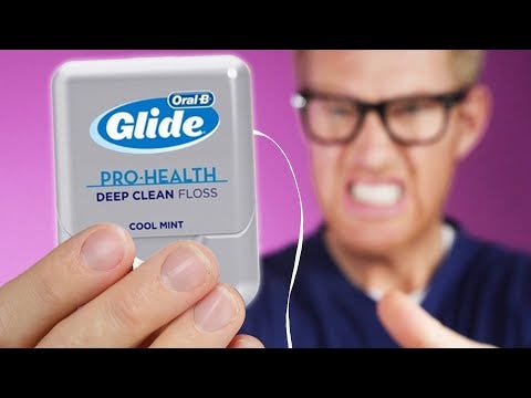 Dentist Exposes GLIDE Floss Advanced by Oral B! PTFE or Teflon Dental Floss  Review. - YouTube