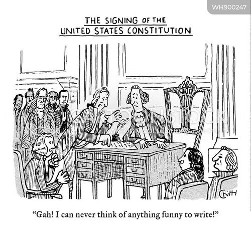 Framers Of The Constitution Cartoons and Comics - funny pictures from  CartoonStock