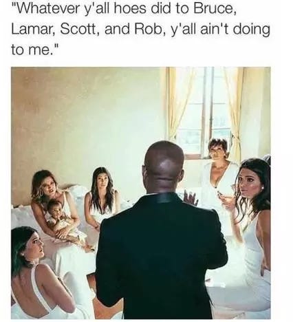 kanye west with kardashian women 2016 opinion