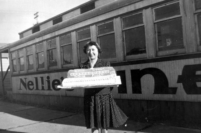 Nellie Brown and her diner in Anchorage, Alaska.