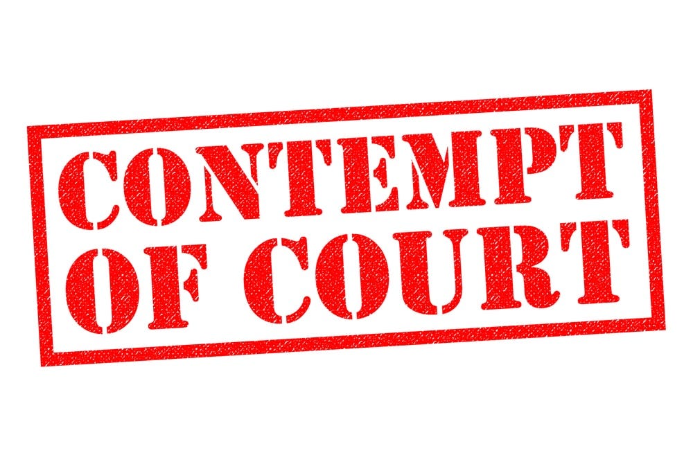 What is Contempt of Court in Family Law? | Heath Baker Law