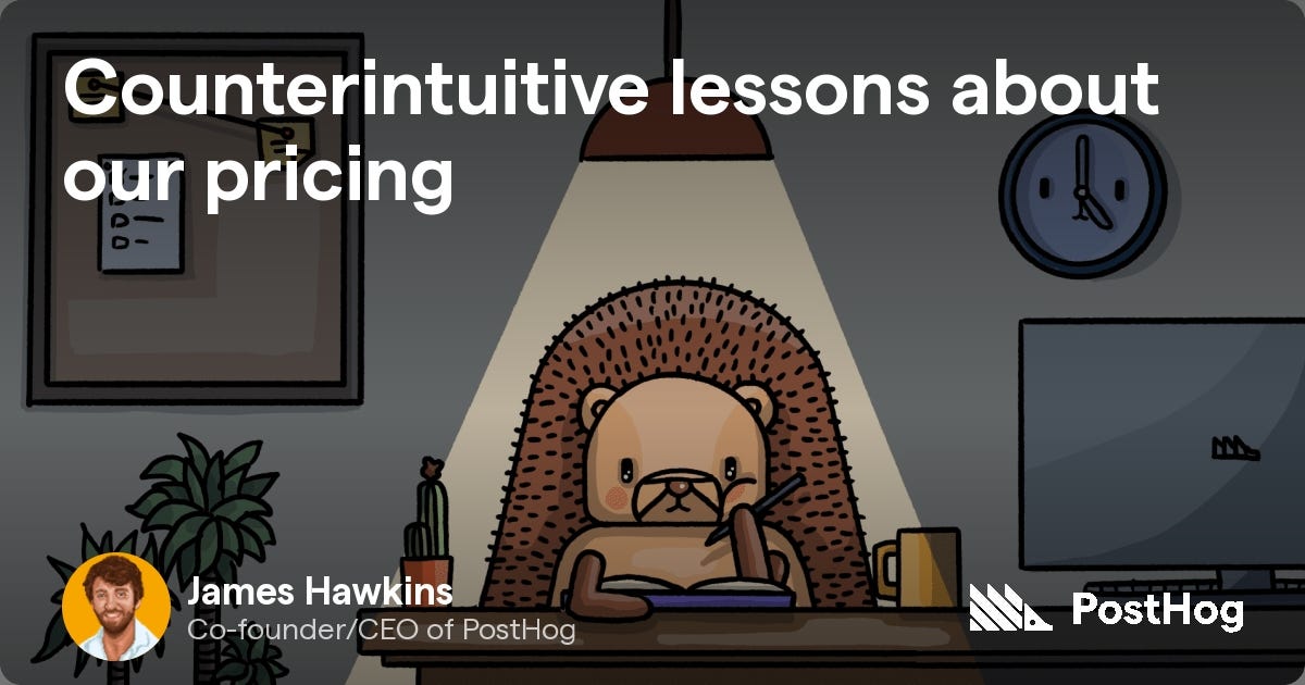 Counterintuitive lessons about our pricing - PostHog
