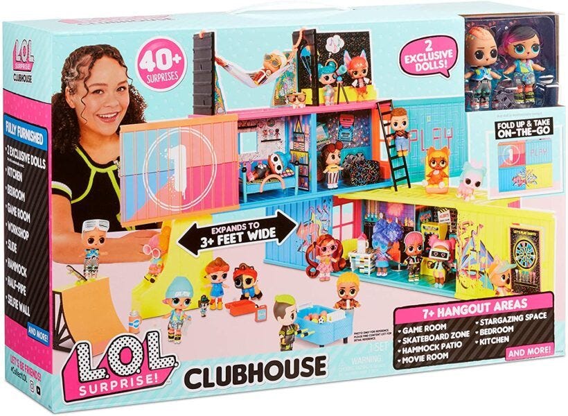 L.O.L. Surprise! Clubhouse Playset box set 2020 hottest girls toys gift ideas