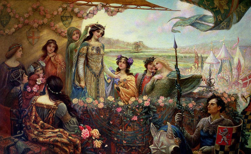 File:Lancelot and Guinevere - Herbert James Draper.jpg