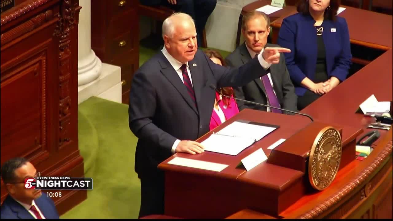 Walz touts DFL trifecta accomplishments during State of the State address -  KSTP.com 5 Eyewitness News