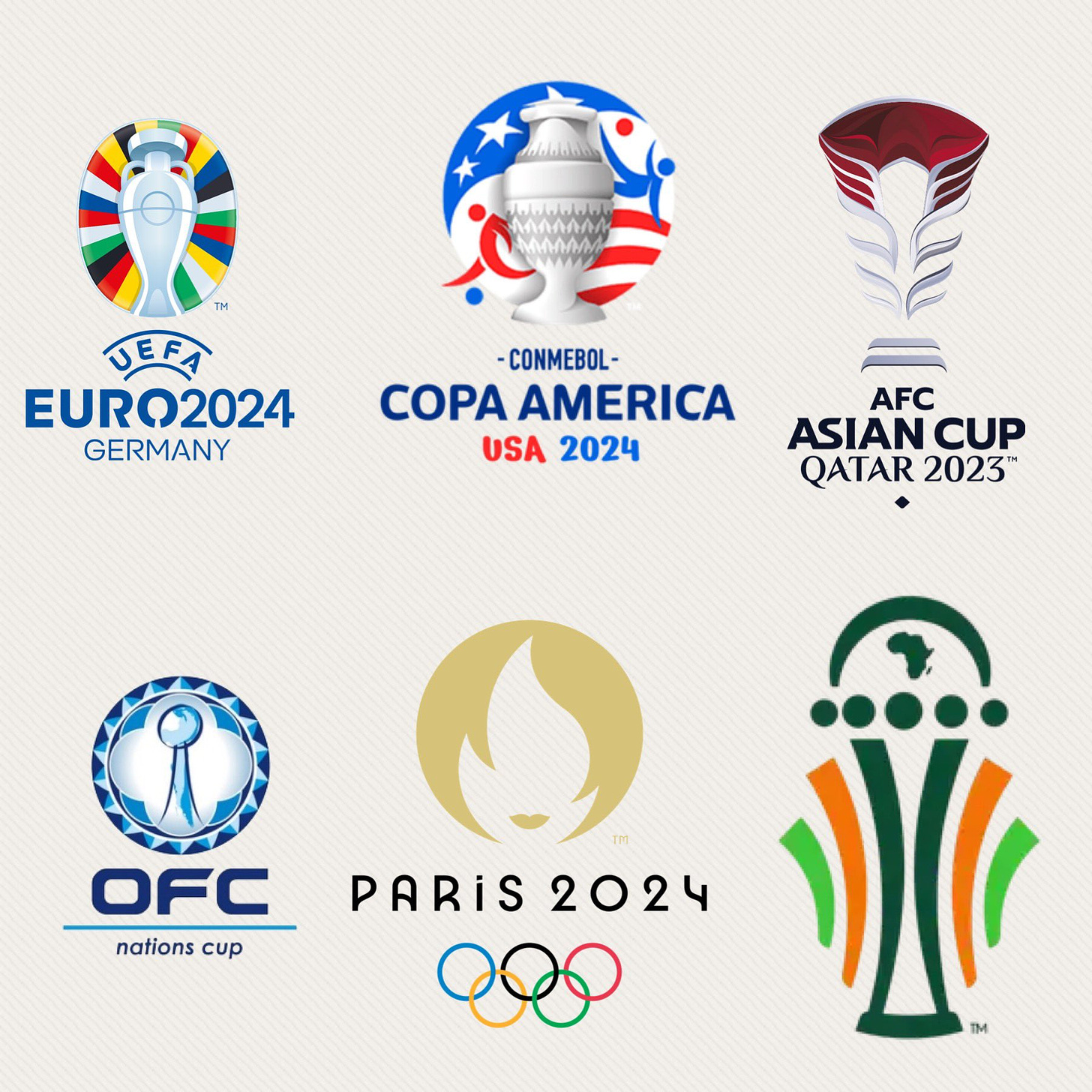 Nico Cantor on X: "Get ready for a WIIIIIILDDDD 2024 🇨🇮 AFCON 🇶🇦 AFC  Asian Cup 🇺🇸 Copa América 🇩🇪 Euro 🇫🇷 Summer Olympics 🇻🇺 OFC Nations  Cup https://t.co/sxIIpfqE0t" / X