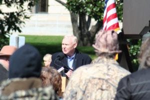 Criswell speaks at second amendment rally