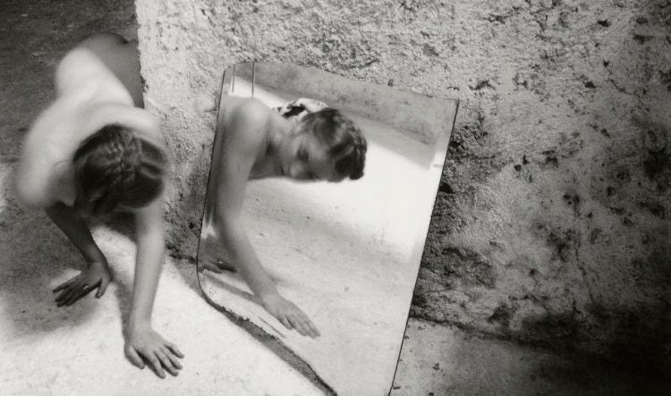 02_Francesca Woodman Self deceit 1 Rome Italy 1978 C George and Betty Woodman