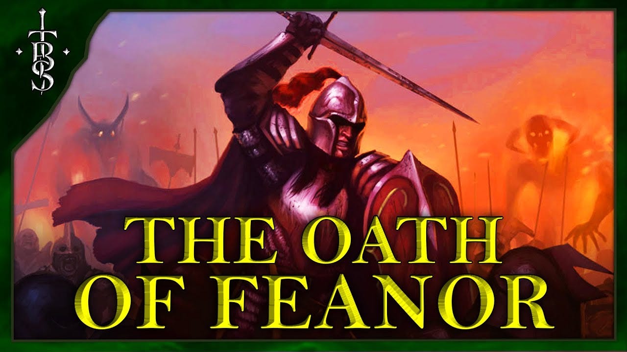 What Was So Bad About The OATH OF FEANOR? | The Days that Shook  Middle-earth | Middle-Earth Lore