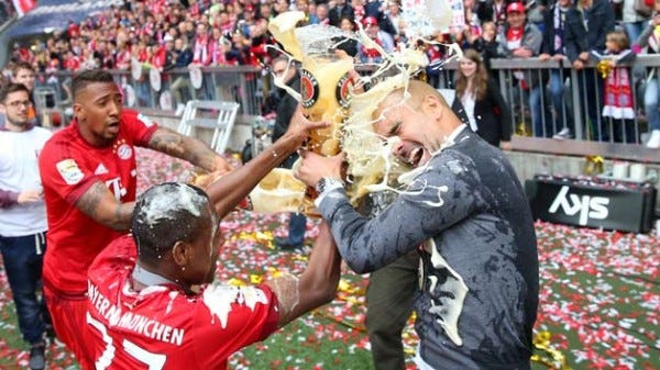 baryern munich pep golden showers for bundesliga men 2015