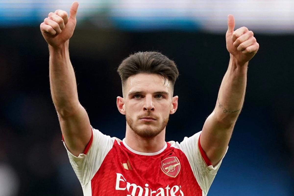 Declan Rice Arsenal Premier League