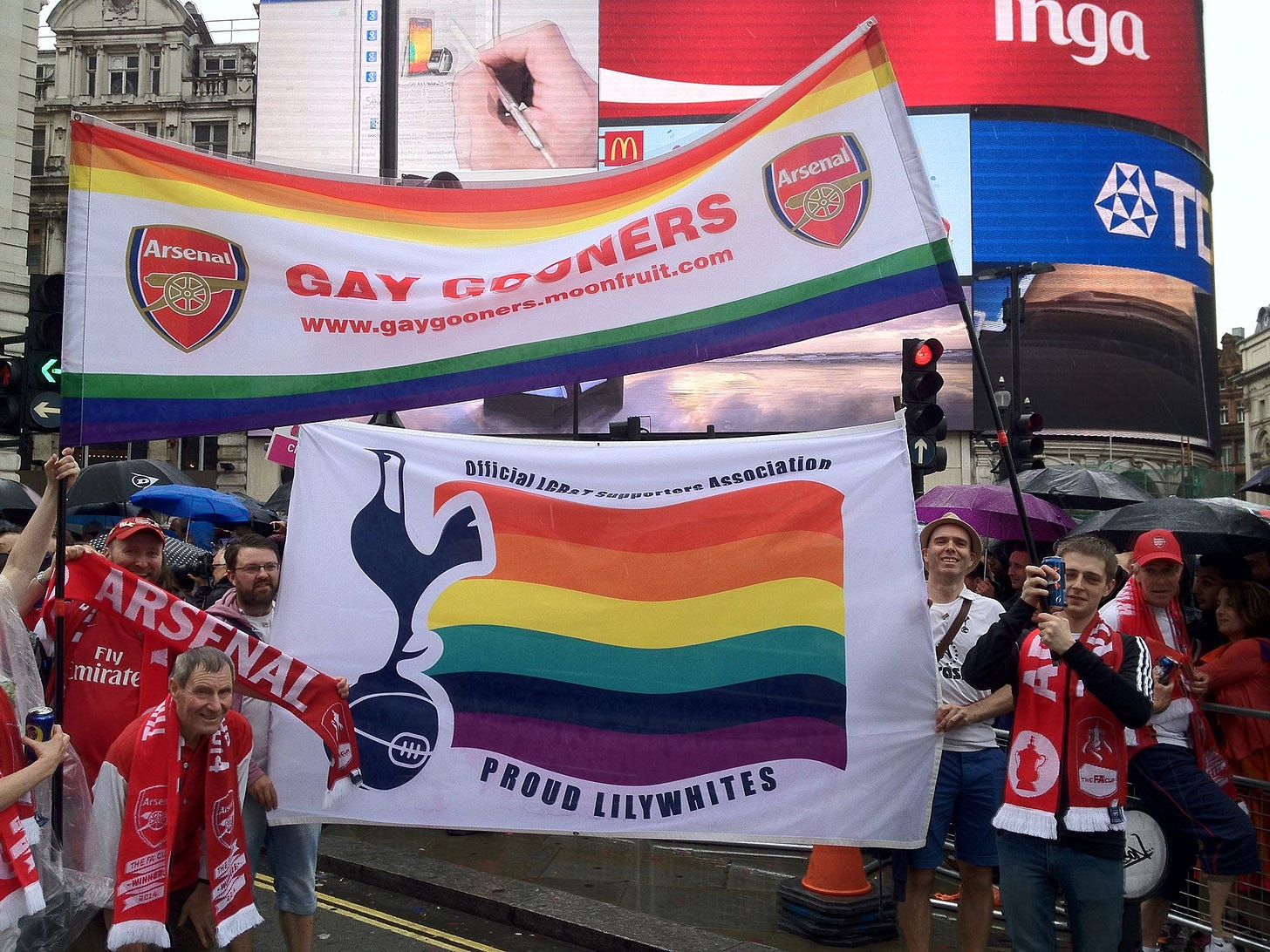 Homophobia remains a depressingly persistent feature of football - but some  fans are determined to promote inclusiveness | The Independent | The  Independent