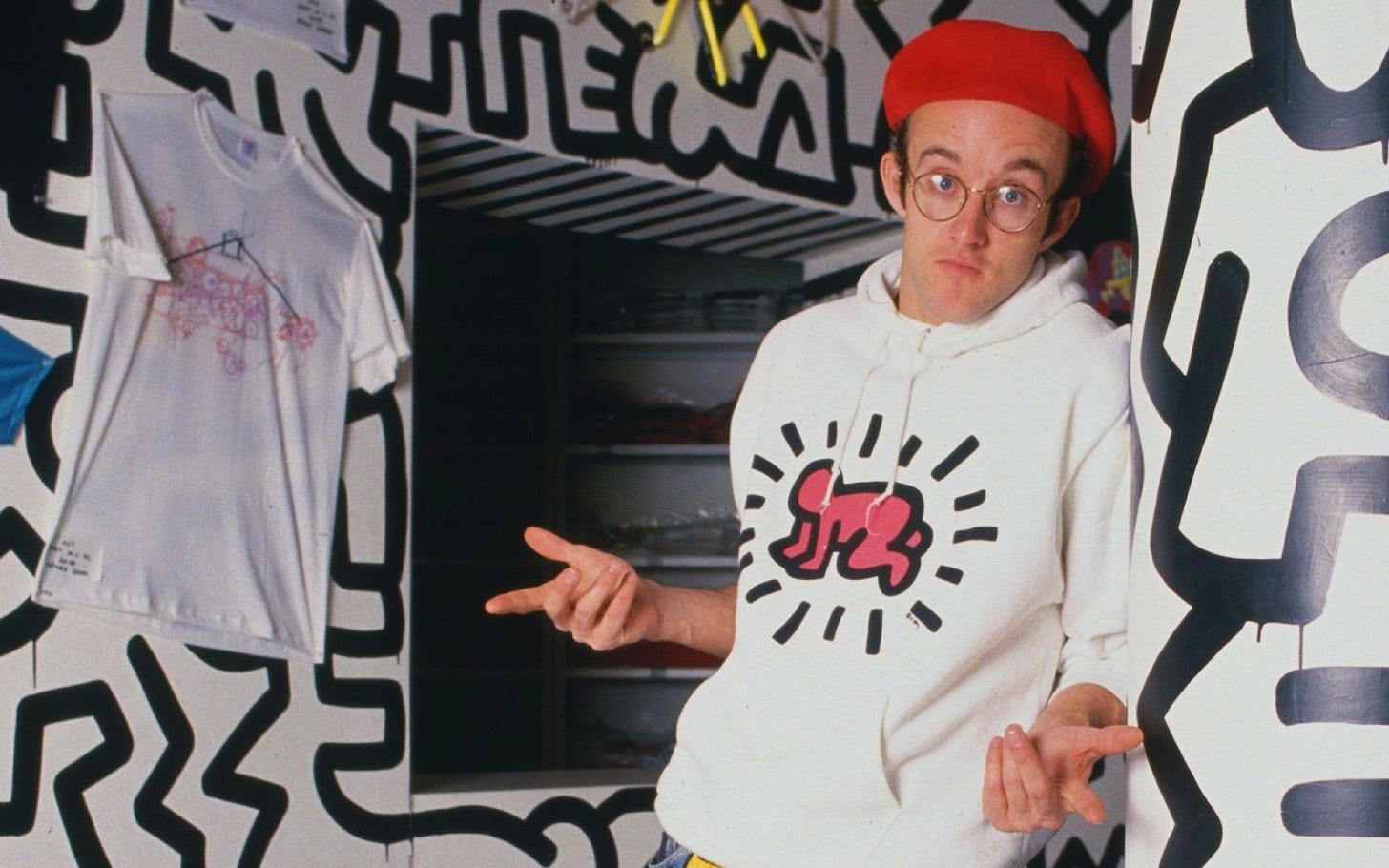 Keith Haring: artwork made with AI