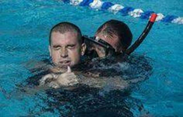 A person in a scuba diving suit
