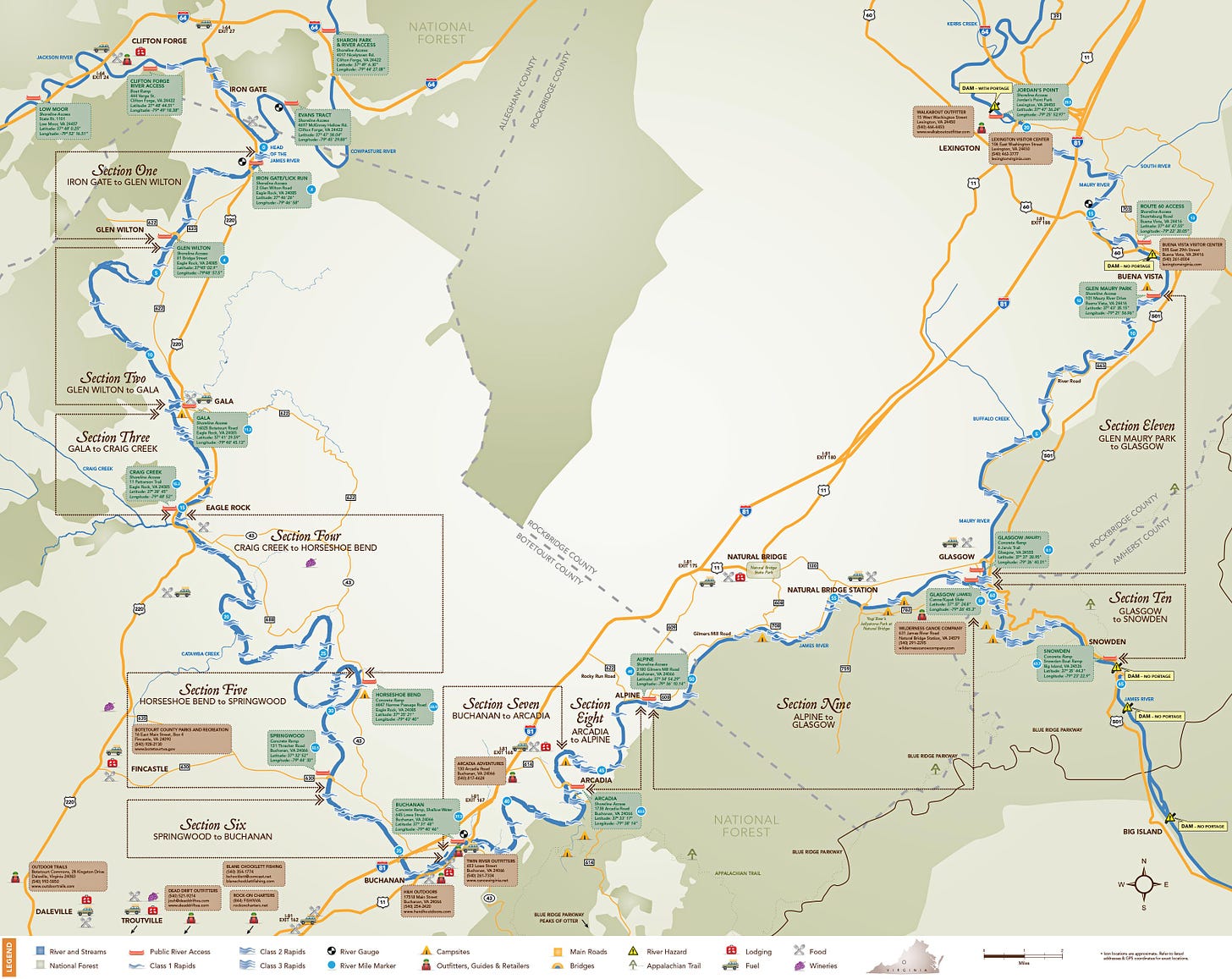 Maps - The Upper James River Water Trail
