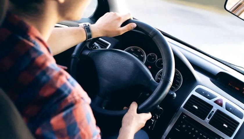 person driving