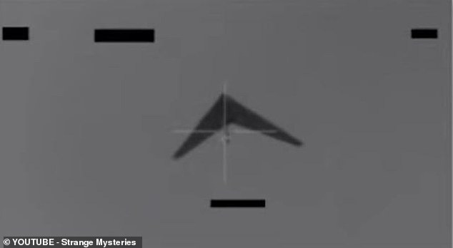 Above a boomerang UFO included in the leaker's email to Strange Mysteries