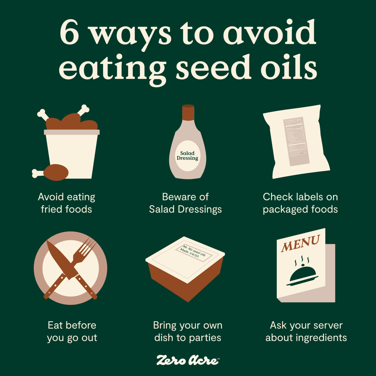 How to Avoid Seed Oils this Holiday Season | Zero Acre Farms